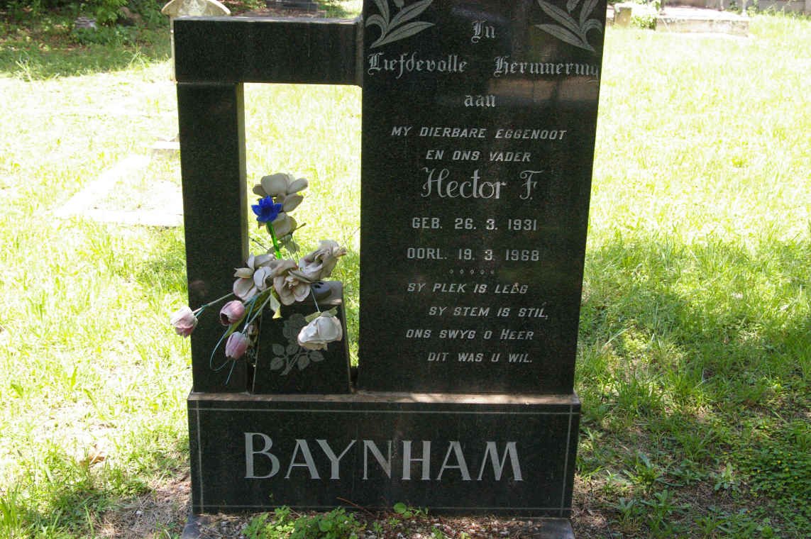 BAYNHAM Hector F. 1931-1968
