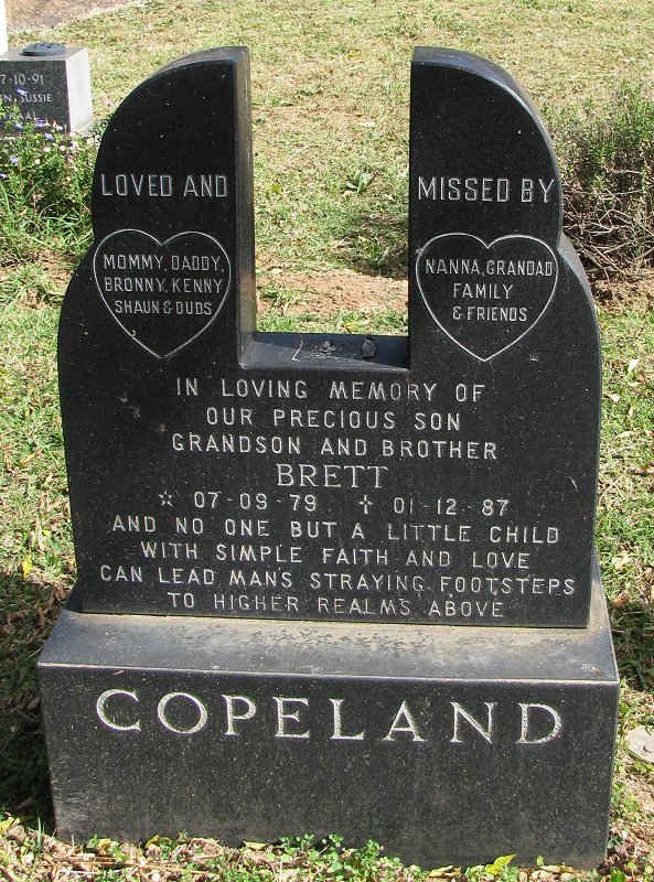 COPELAND Brett 1979-1987
