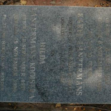 LANTERMANS Karel 1909-1998 &amp; Hilda KOOISTRA 1911-1990 :: LANTERMANS Karel 1937-1988