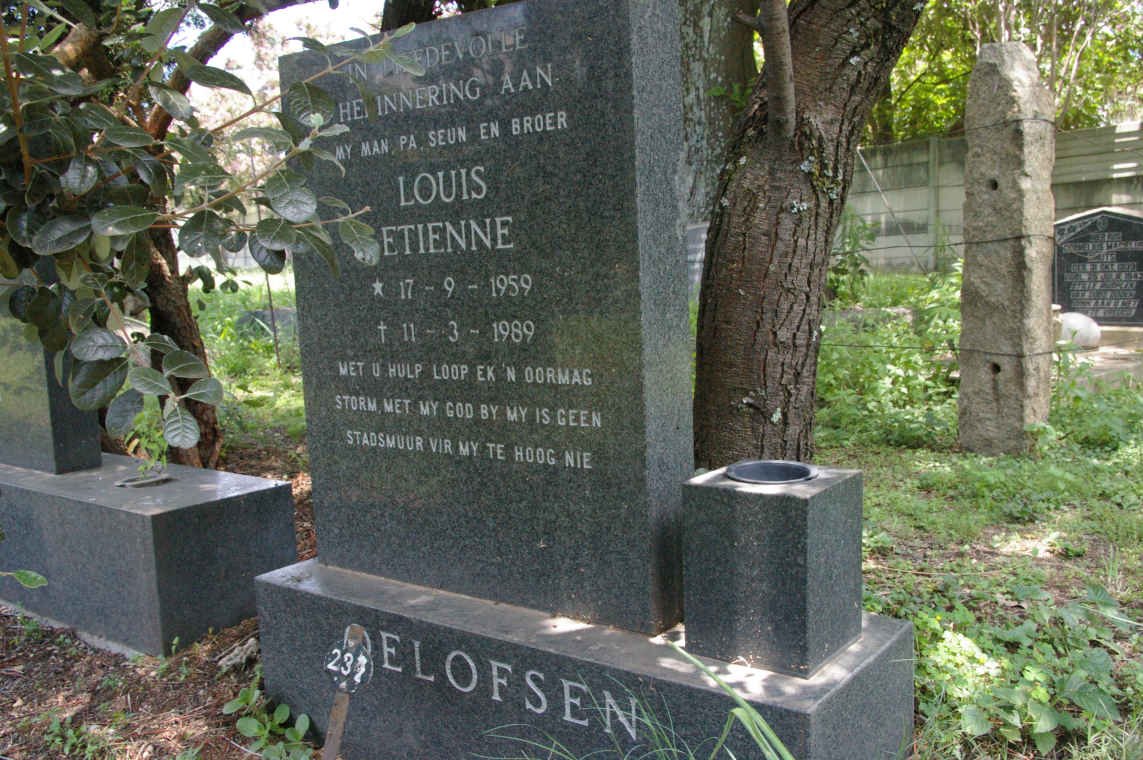 ELOFSEN Louis Etienne 1959-1989