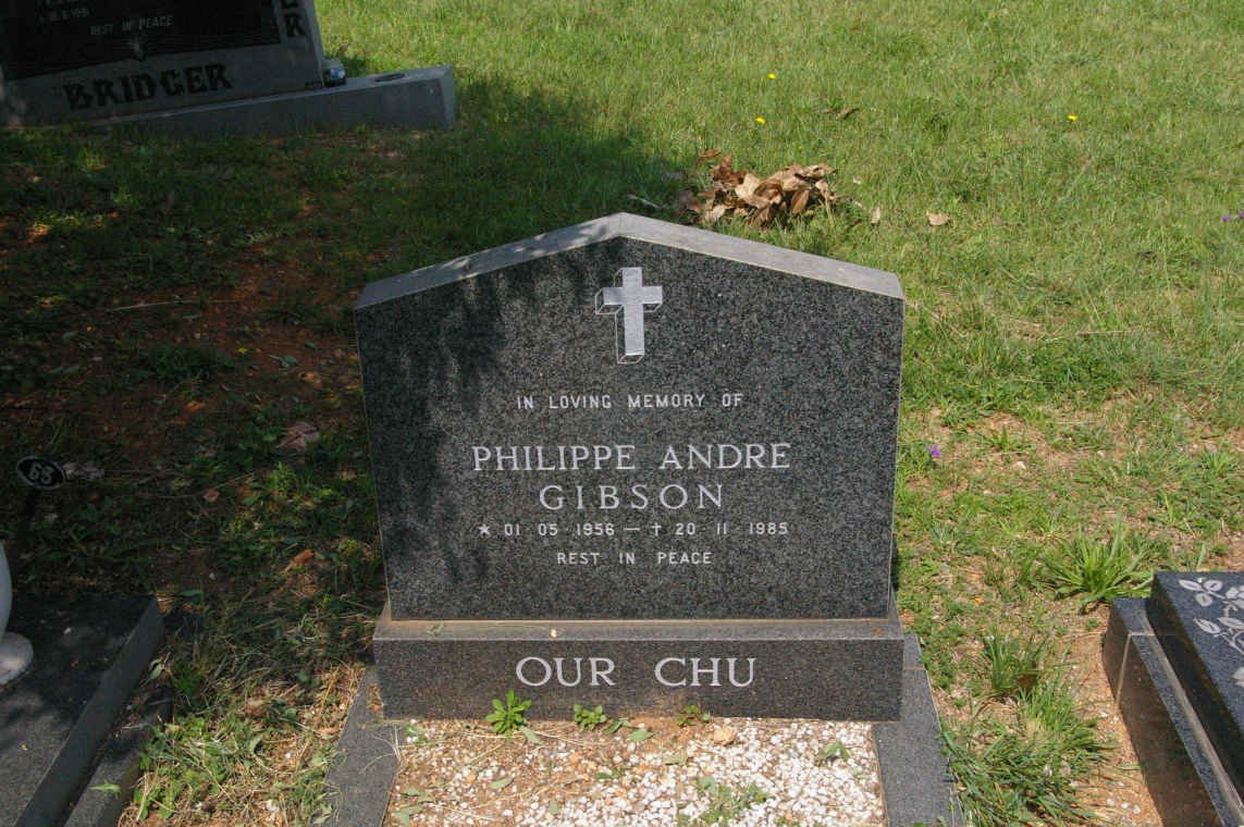 GIBSON Philippe Andre 1956-1985