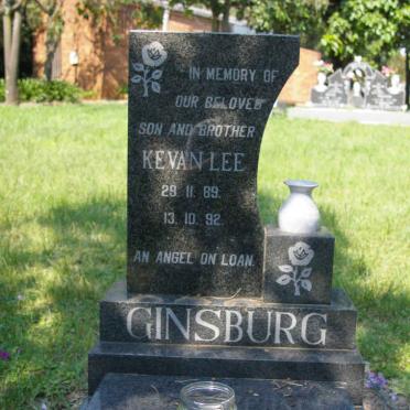 GINSBURG Kevan Lee 1989-1992