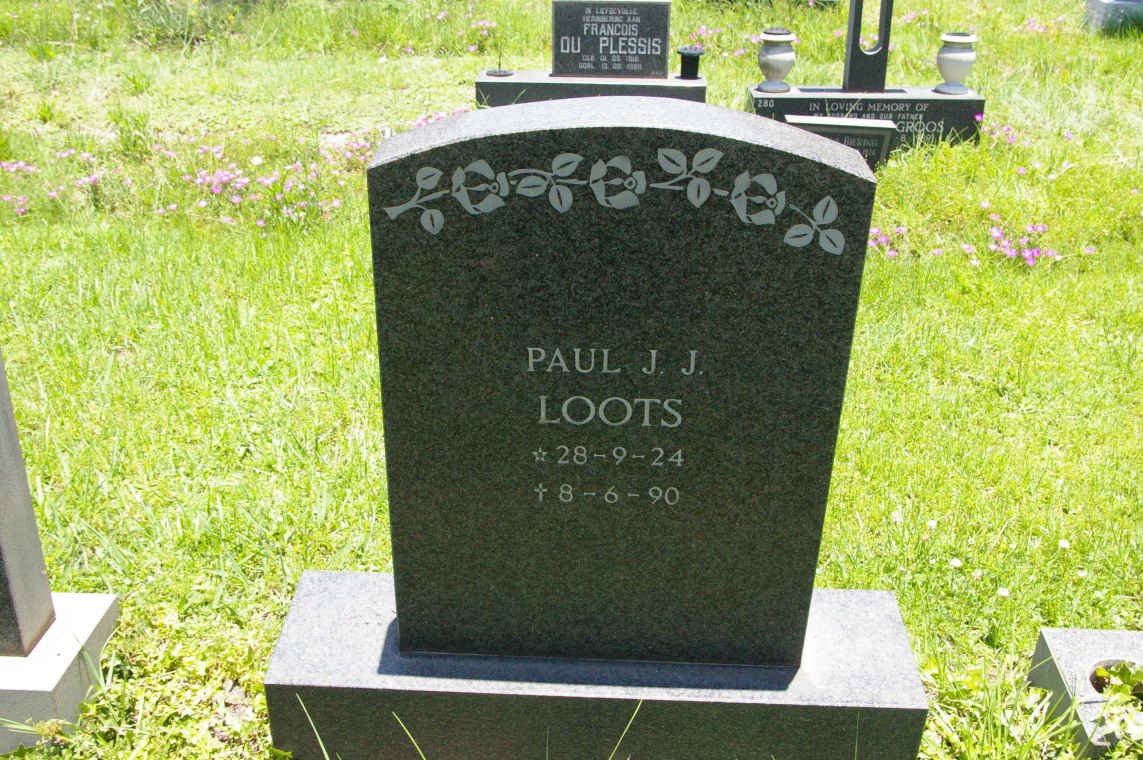 LOOTS Paul J.J 1924-1990