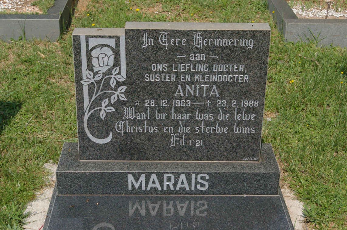 MARAIS Anita 1963-1988