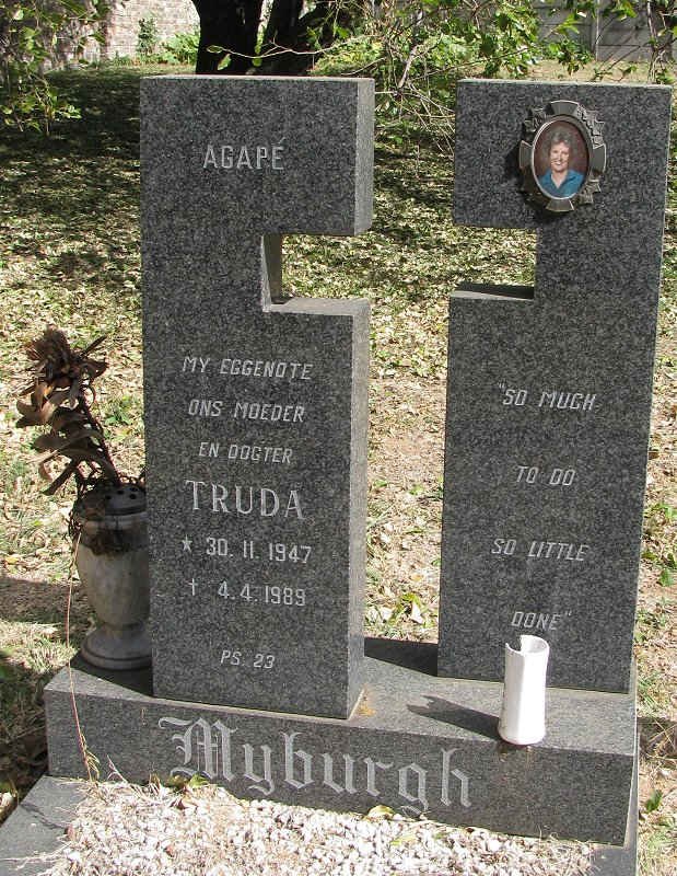 MYBURGH Truda 1947-1989