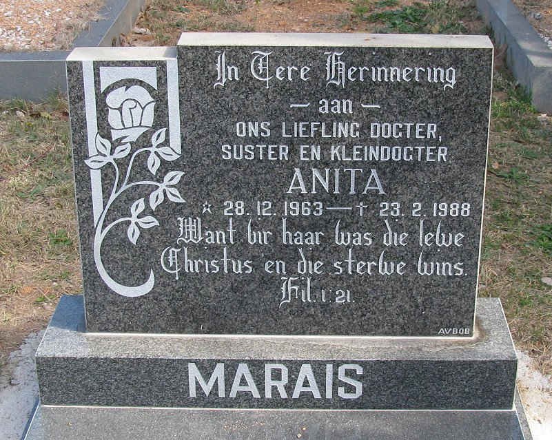MARAIS Anita 1963-1988