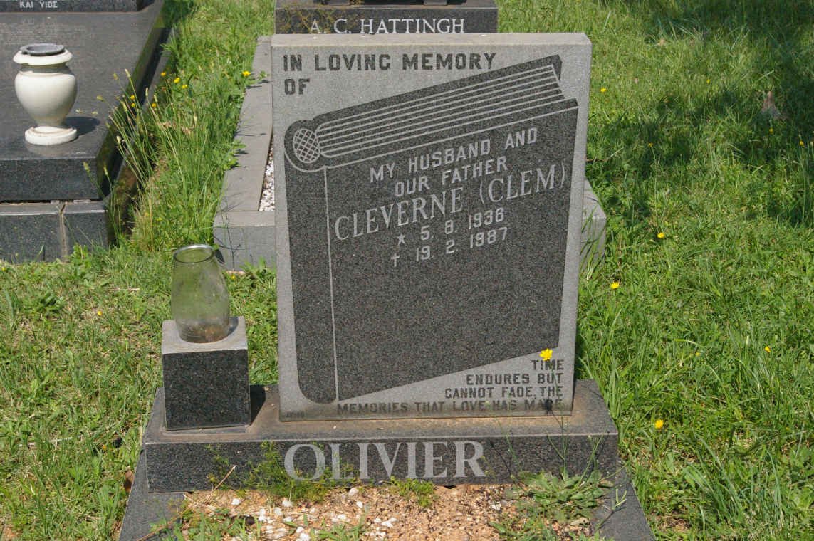 OLIVIER Cleverne 1938-1987