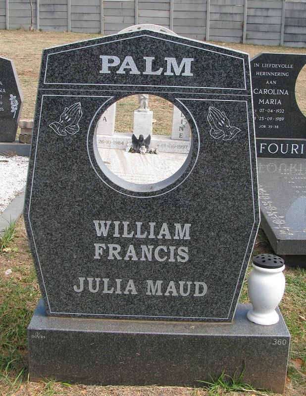 PALM William Francis &amp; Julia Maud