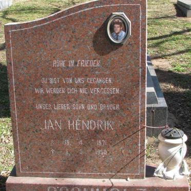 ROCHHOLTZ Jan Hendrik 1971-1980