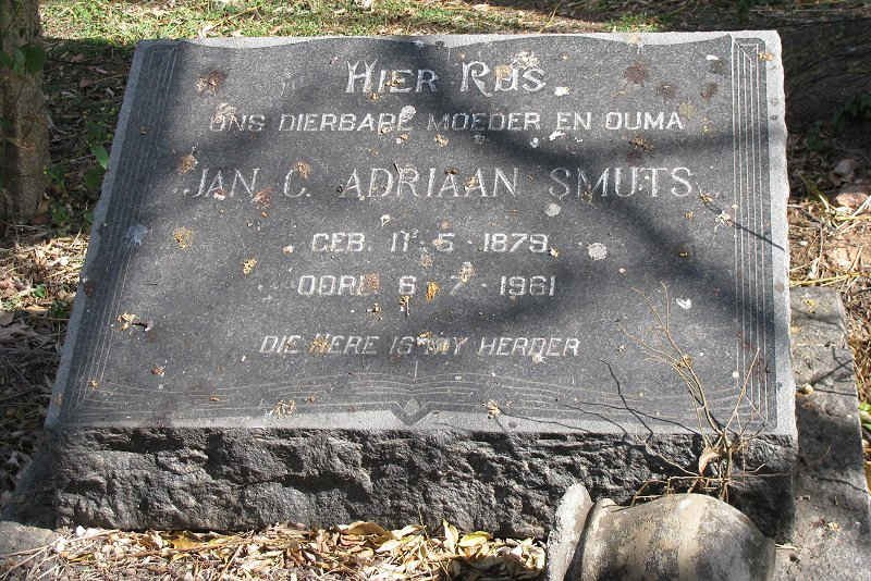 SMUTS Jan C. Adriaan 1879-1961