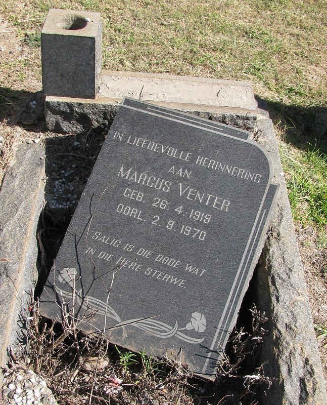 VENTER Marcus 1919-1970
