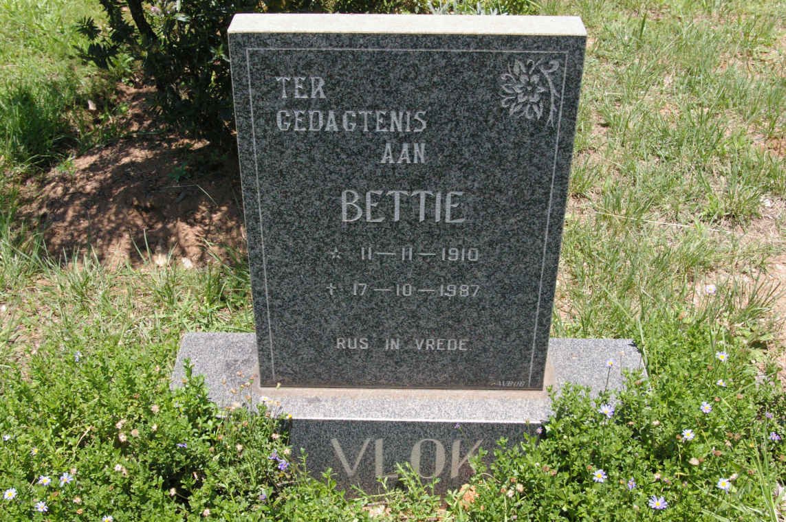 VLOK Bettie 1910-1987