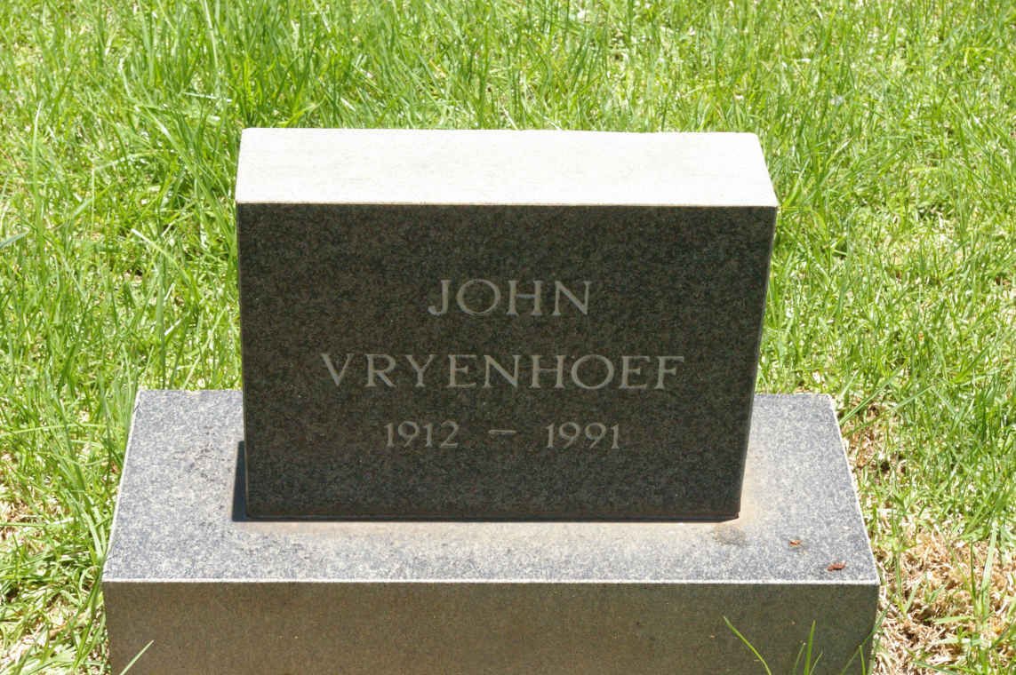 VRYENHOEF John 1912-1991