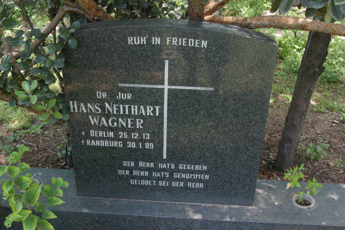 WAGNER Hans Neithart 1913-1989