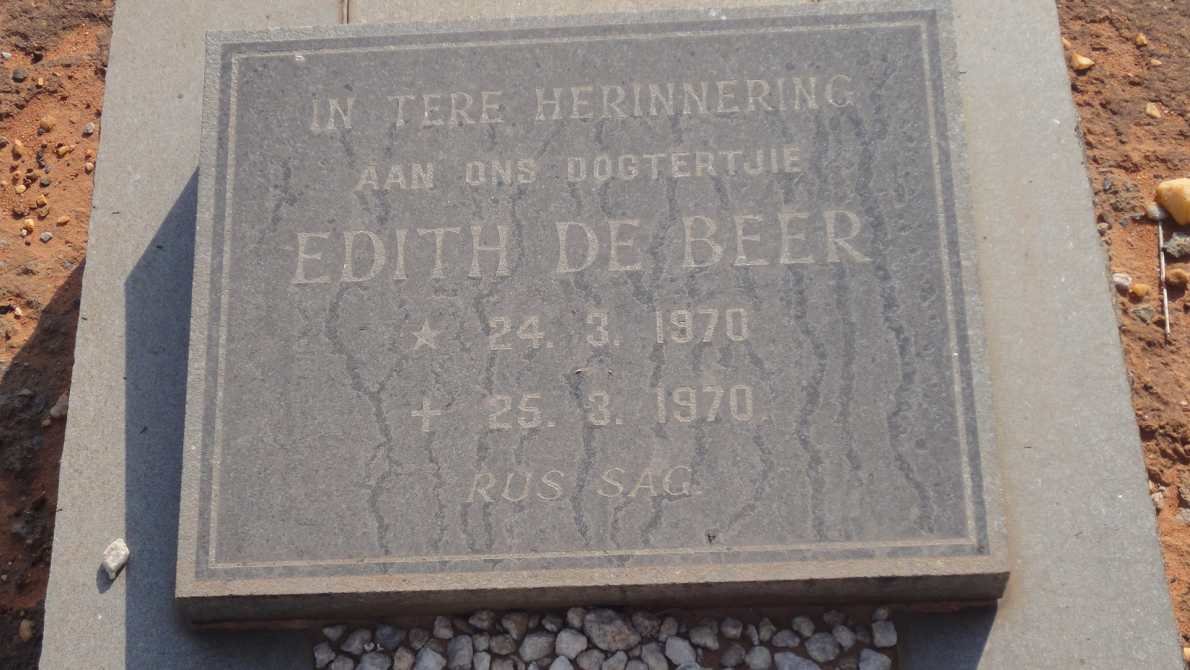 BEER Edith, de 1970-1970
