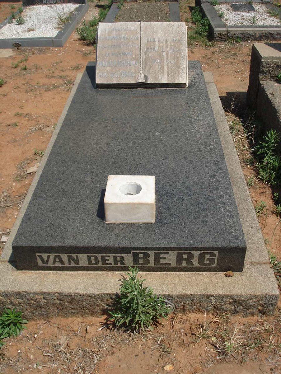 BERG Marth Catharina, van den 1928-1964