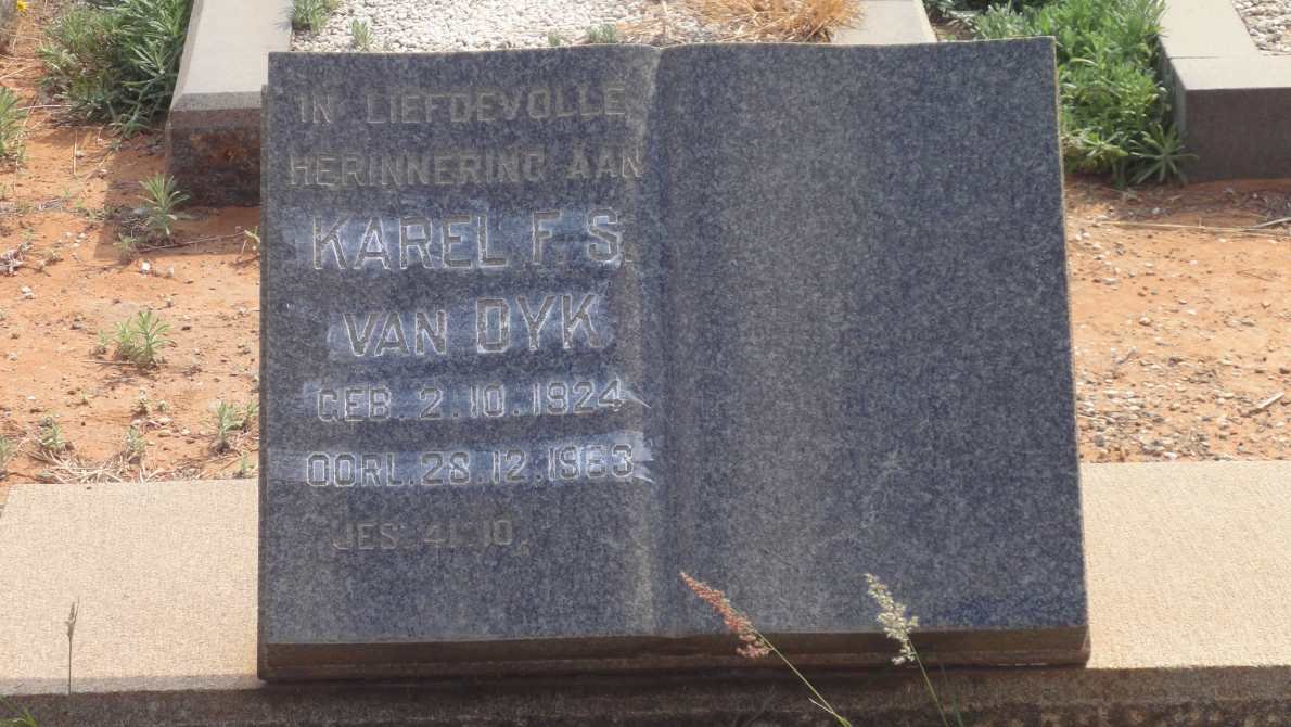 DYK Karel F.S., van 1924-1963