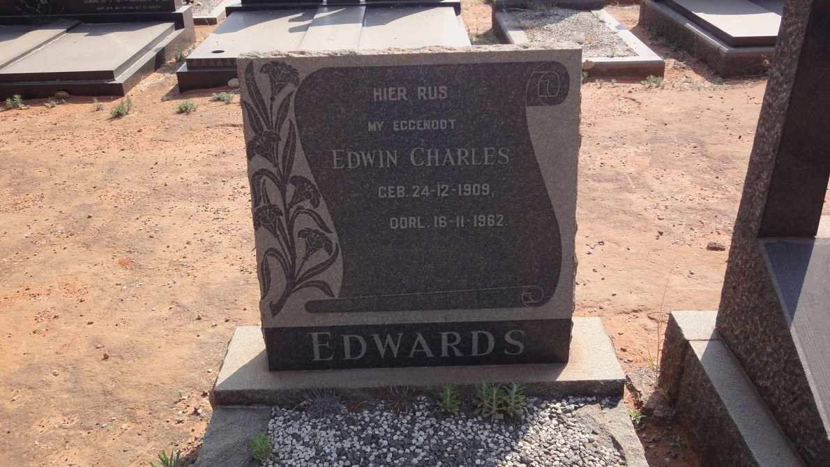 EDWARDS Edwin Charles 1909-1962