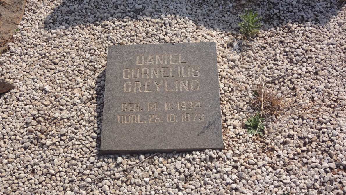 GREYLING Daniel Cornelius 1934-1973