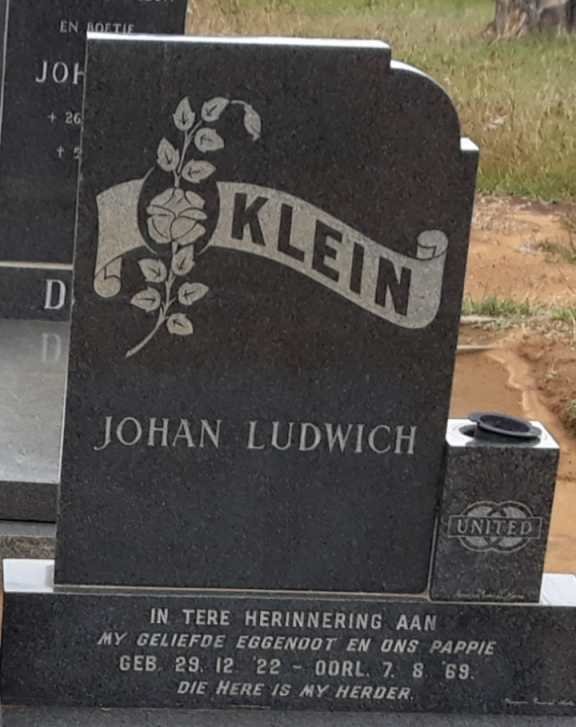 BOTHA Vivian 1936-1988 &amp; Isabella Magdalena 1932-2008 :: KLEIN Johan Ludwich 1922-1969