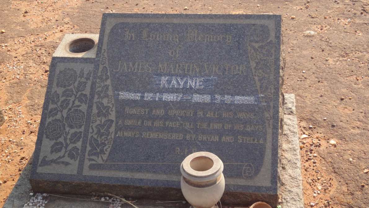 KAYNE James Martin Victor 1907-1960