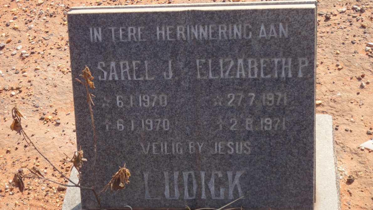 LUDICK Sarel J 1970-1970 :: LUDICK Elizabeth P. 1971-1971
