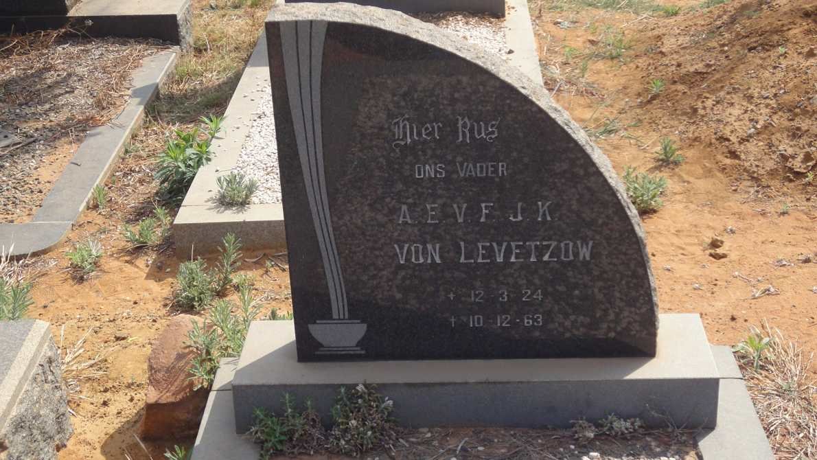 LEVETZOW A.E.V.F.J.K. 1924-1963