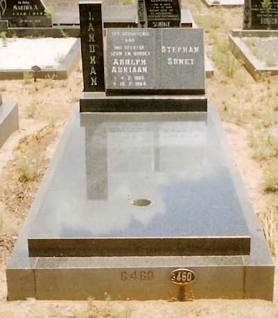 LANDMAN Adolph Adriaan 1955-1984