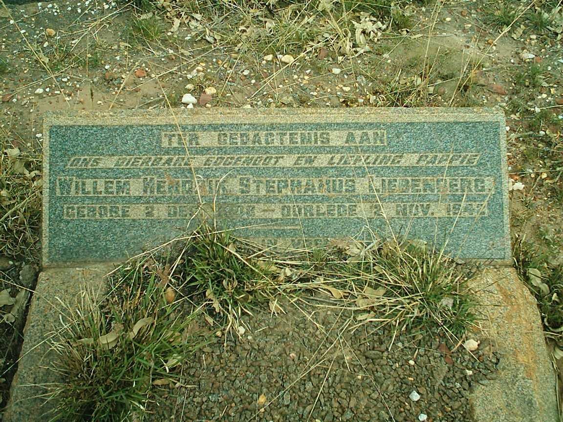 LIEBENBERG Willem Hendrik Stephanus 1908- 1942