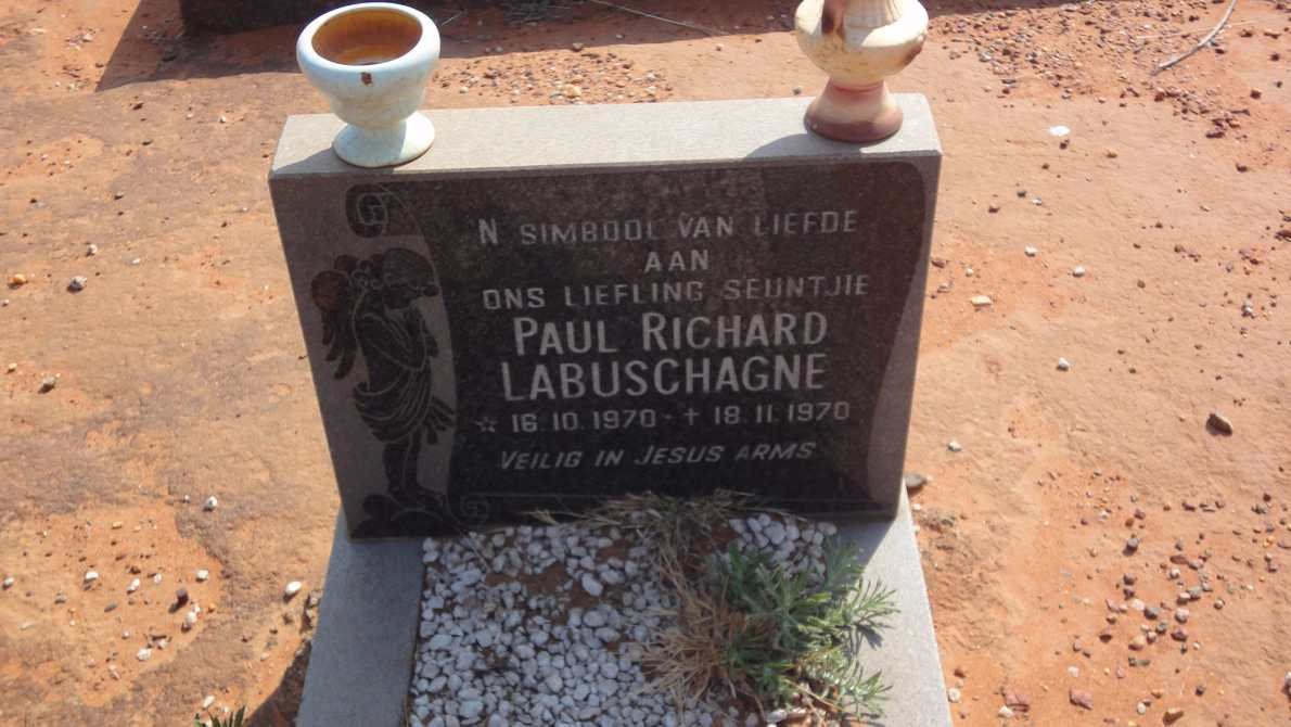 LABUSCHAGNE Paul Richard 1970-1970