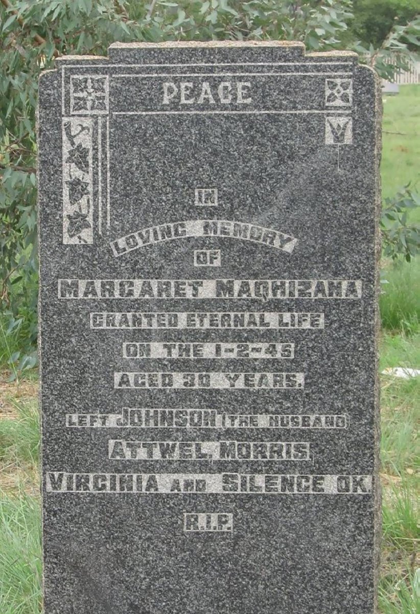 MAQHIZANA Margaret -1945 