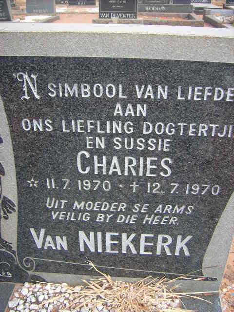 NIEKERK Charies, van 1970-1970