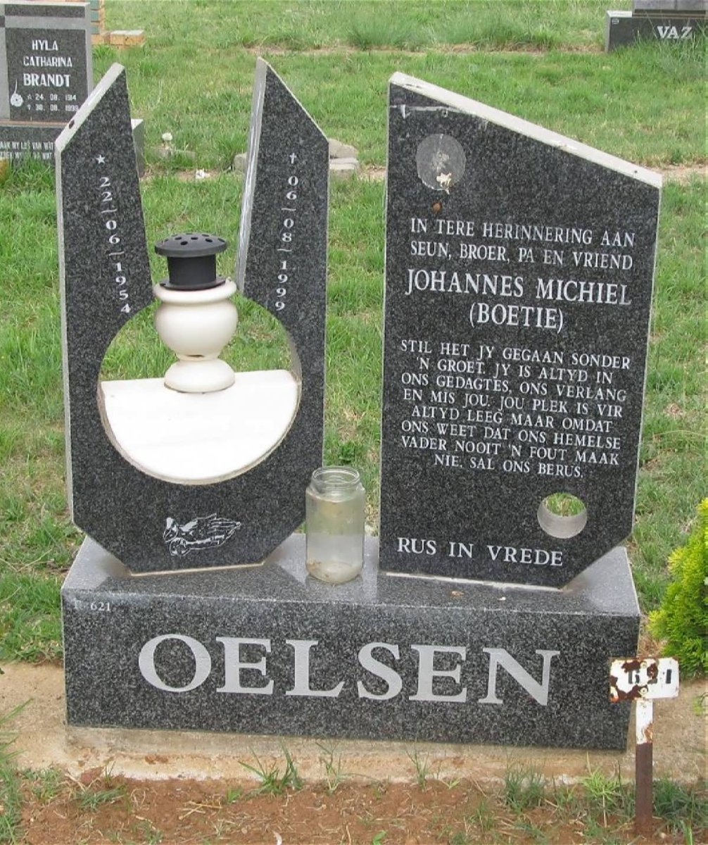 OELSEN Johannes Michiel 1954-1999