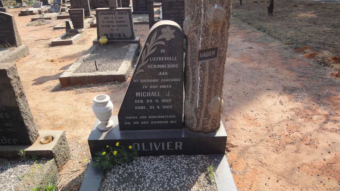 OLIVIER Michael J. 1932-1962