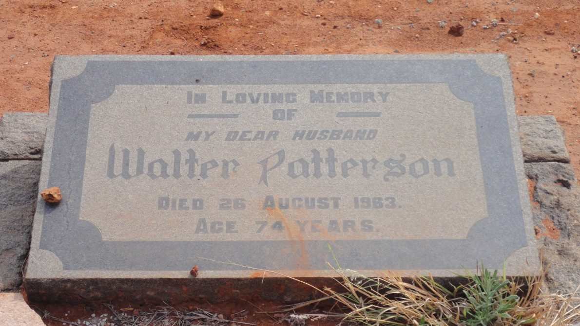 PATTERSON Walter -1963