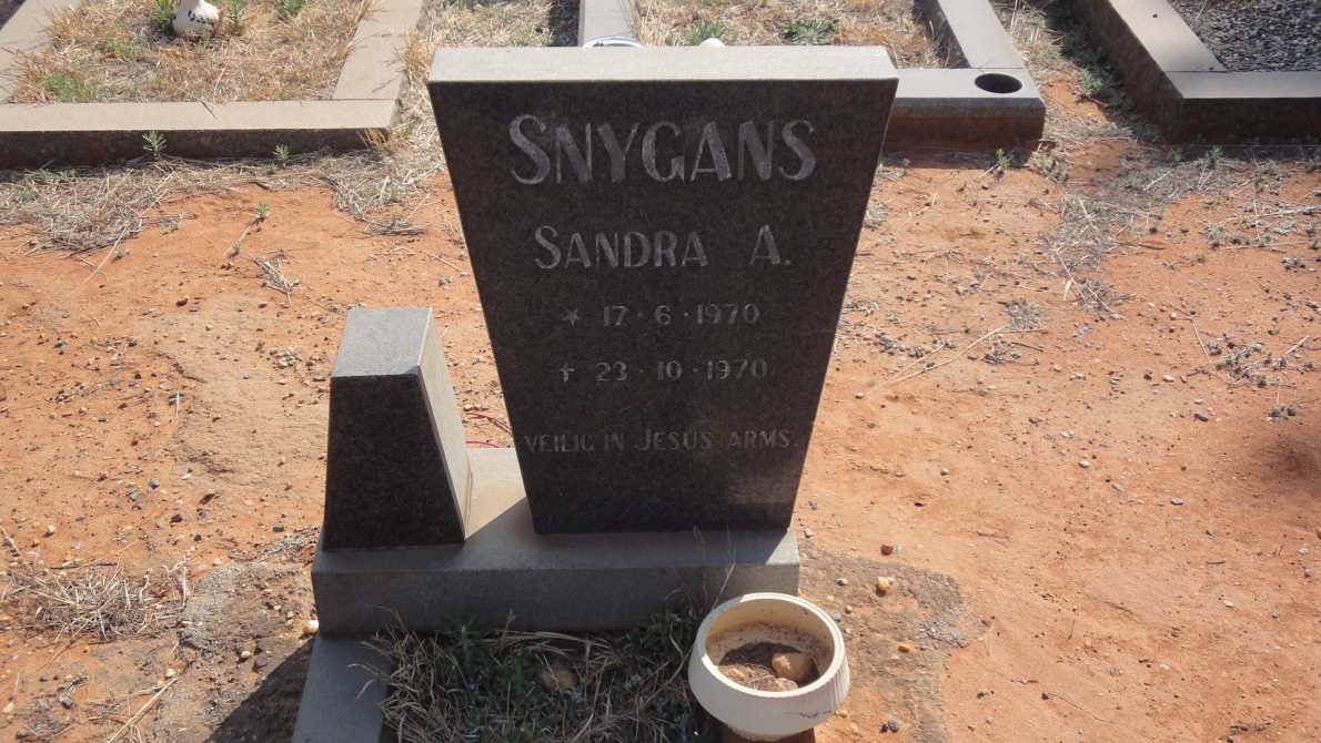 SNYGANS Sandra A. 1970-1970