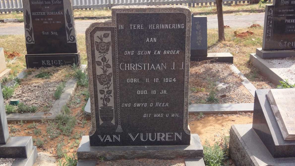 VUUREN Christiaan J.J., van -1964