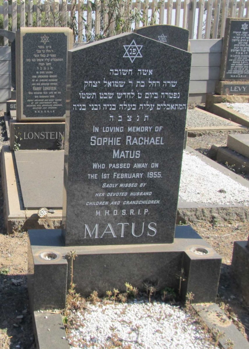MATUS Sophie Rachael -1955