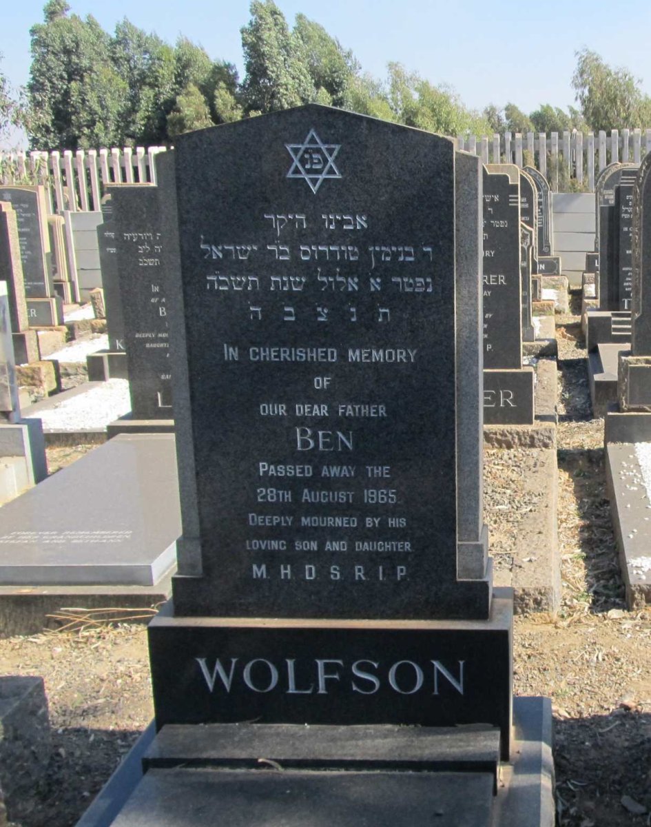 WOLFSON Ben -1965