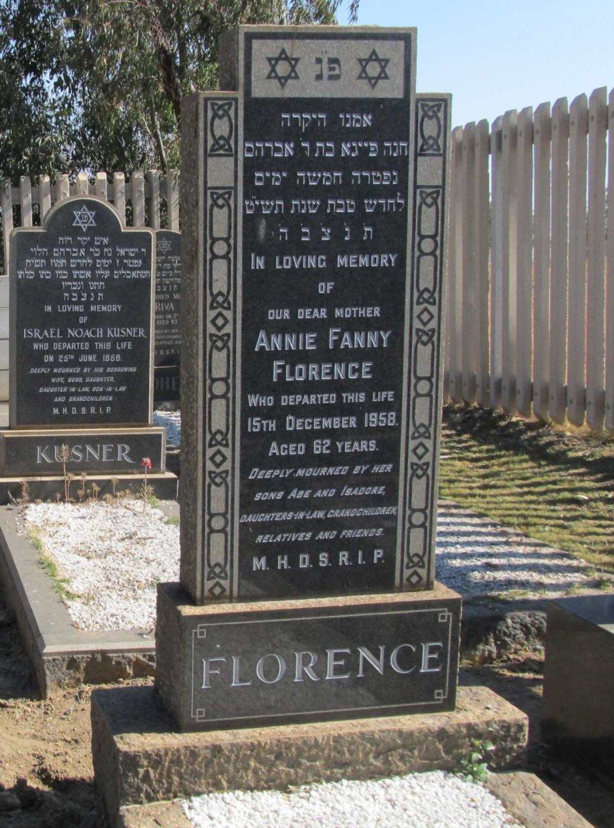 FLORENCE Annie Fanny -1958