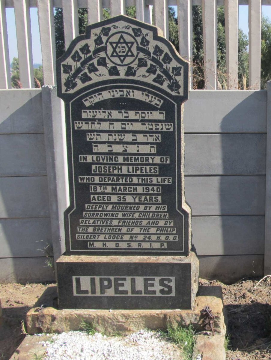 LIPELESS Joseph -1940