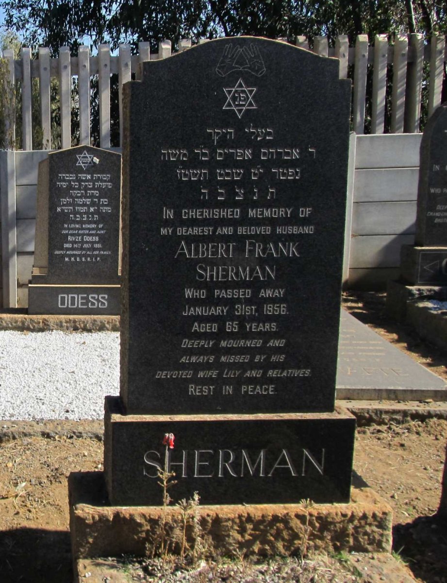 SHERMAN Albert Frank -1956
