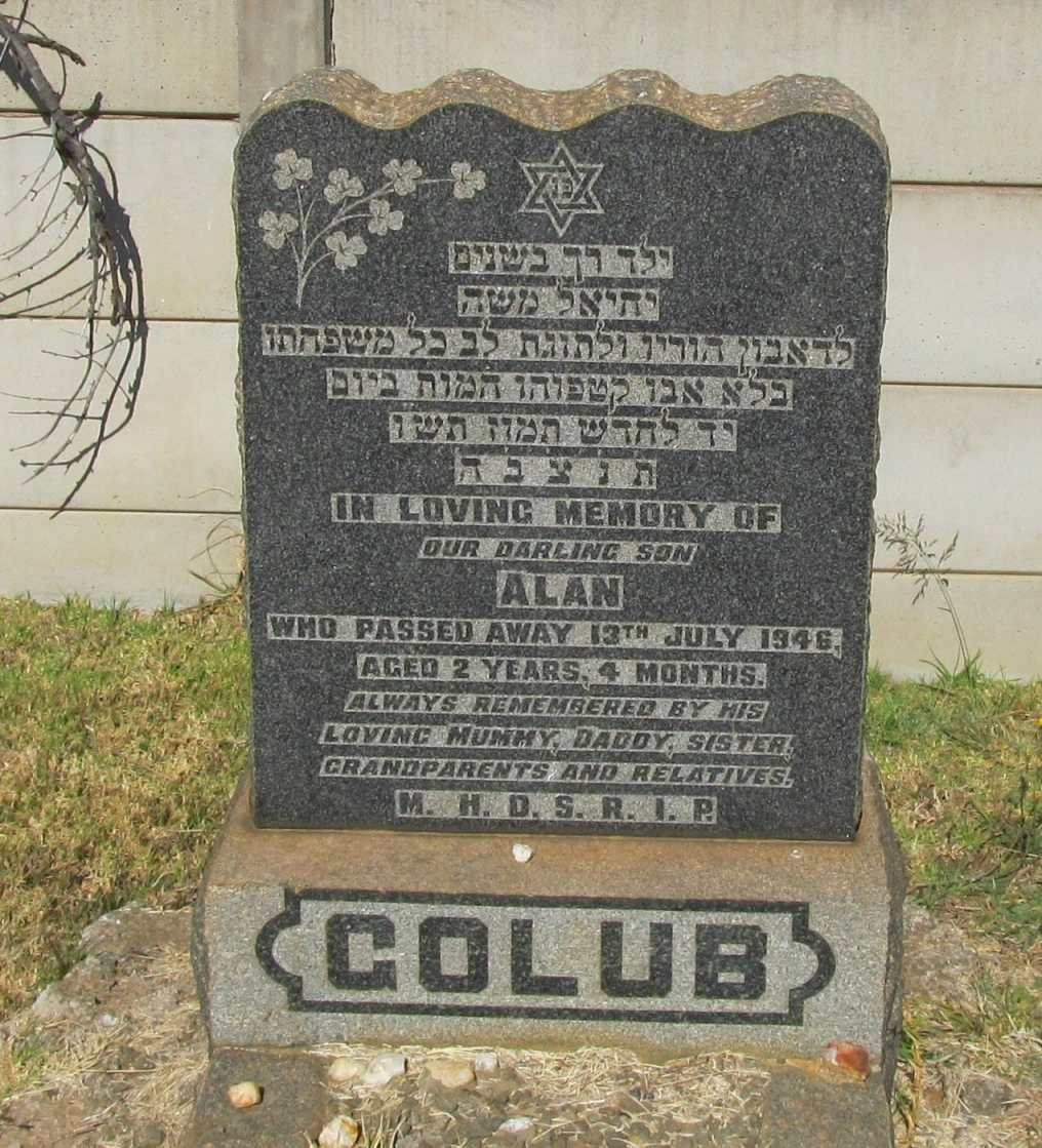 GOLUB Alan -1946