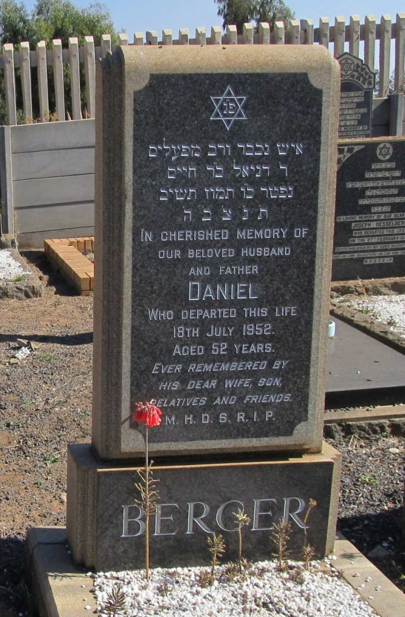 BERGER Daniel -1952