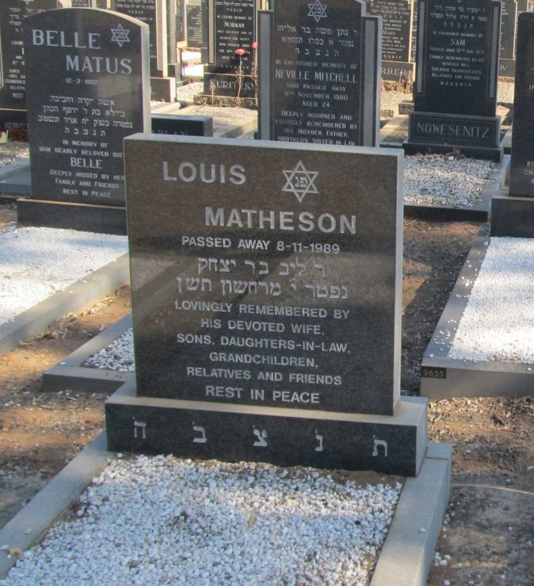 MATHESON Louis -1989