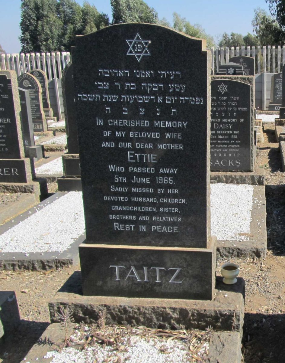 TAITZ Ettie -1965