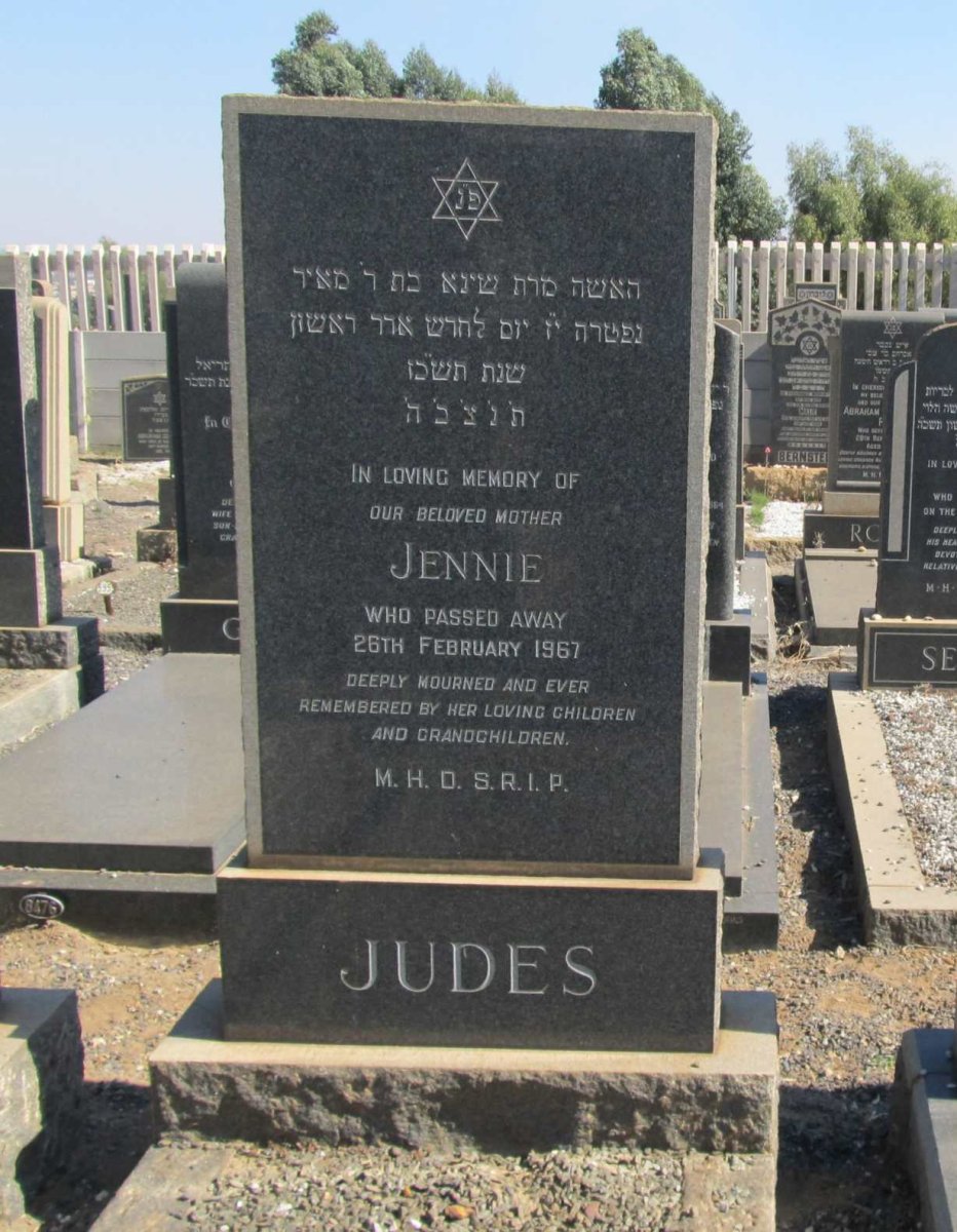 JUDES Jennie -1967
