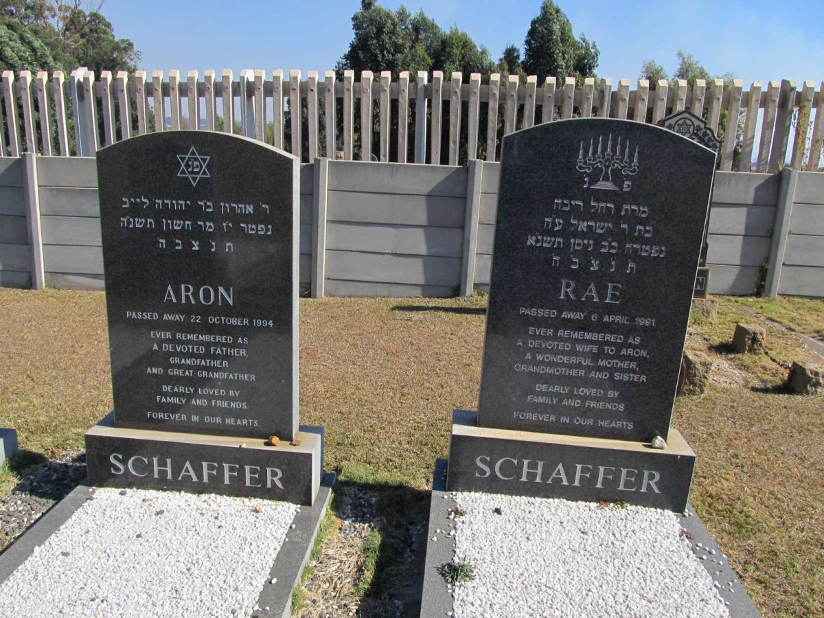 SCHAFFER Aron -1994 &amp; Rae -1991
