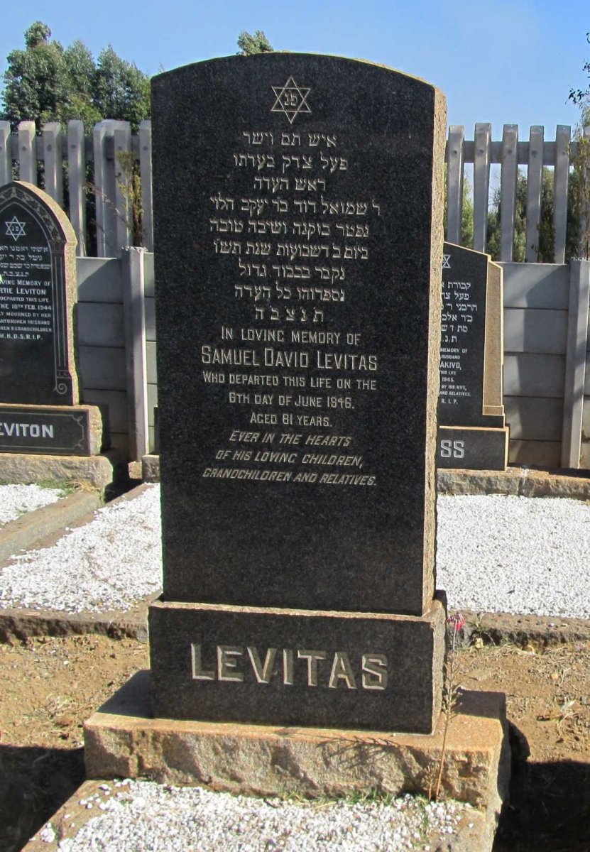 LEVITAS Samuel David -1946