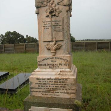 TOIT Simon Jurgens Petrus, du 1836-1908